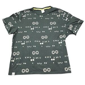 Fielder Bonobos T-Shirt Men XL Green Eye Graphic Print Short Sleeve Cotton Tee